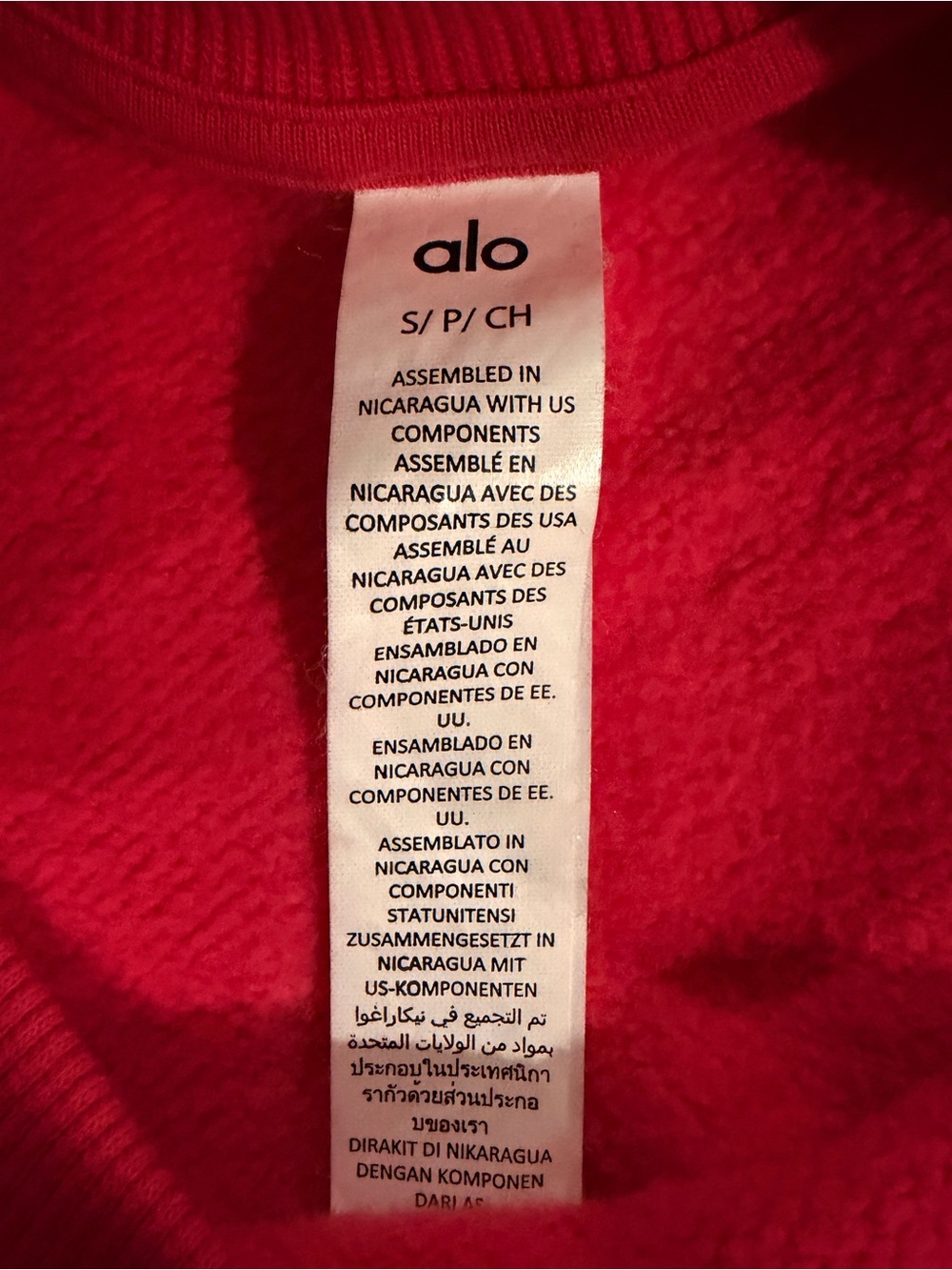 ALO Yoga Pink Summer Crush Accolade Crewneck Sweatshirt - Picture 8 of 8